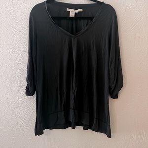 Navy 3 quarter sleeve top